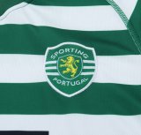2003-2004 Sporting Lisbon Home Kids Retro Soccer Jersey