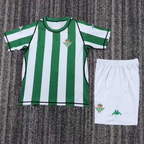 2003-2004 Real Betis Home Retro Kids Soccer Jersey