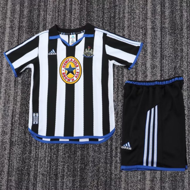 1999-2000 Newcastle Home Retro Kids Soccer Jersey