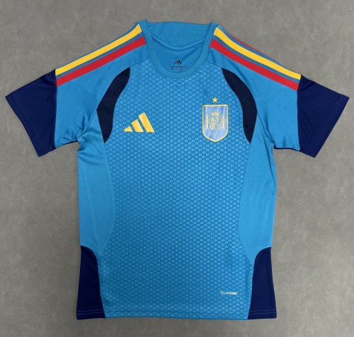 25-26 Spain Blue Fans Training shirts