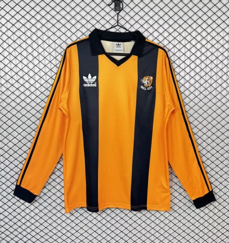 1981-1982 Hull City Home Long sleeves Retro Soccer Jersey