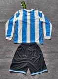 1986 Argentina Home Long sleeves Retro Kids Soccer Jersey