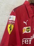 2025 F1 Ferrari New Pattern Red Short Sleeve Racing Suit