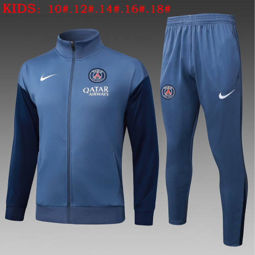 25-26 PSG High Quality Kids Jacket Tracksuit