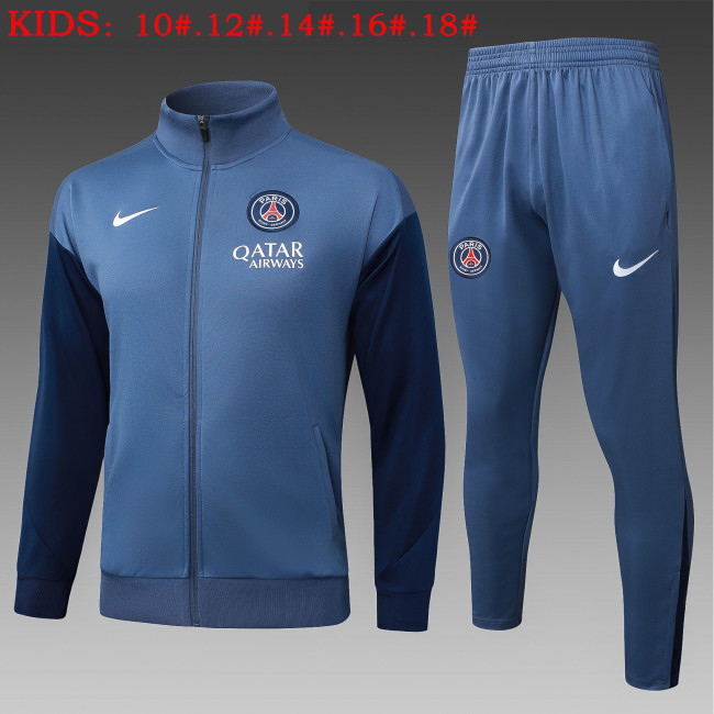 25-26 PSG High Quality Kids Jacket Tracksuit