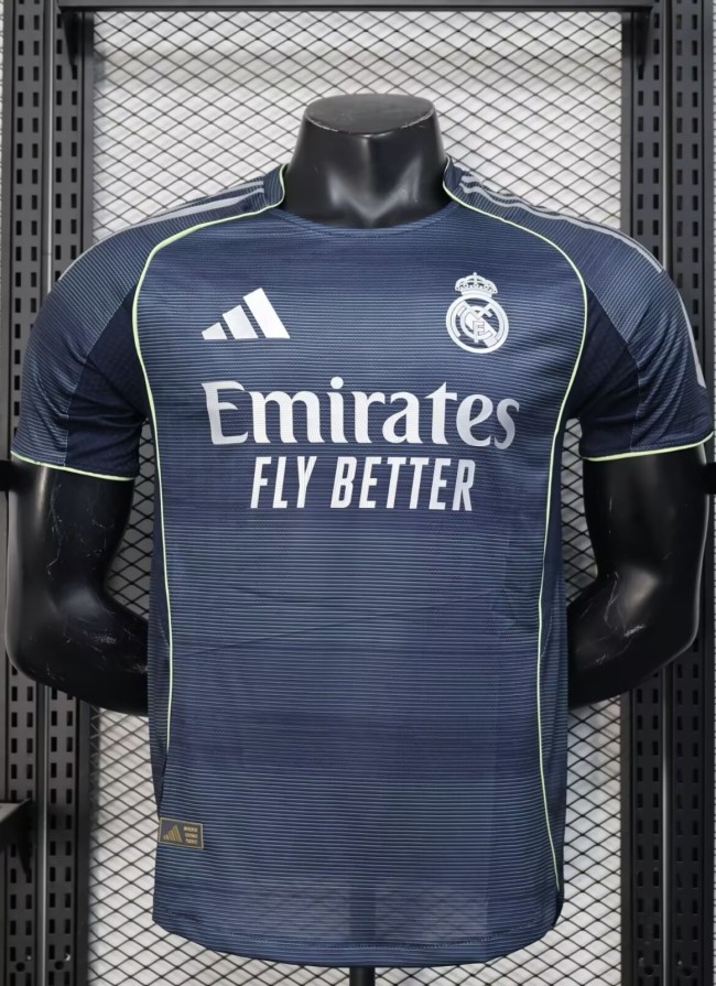 25-26 RMA Away Player Version Soccer Jersey