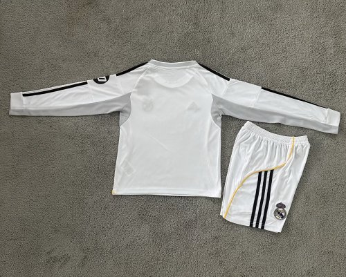 25-26 RMA Home Long Sleeve Kids Soccer Jersey（长袖）