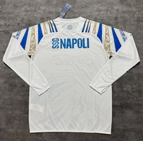 25-26 Napoli White Long sleeves Training Shirts