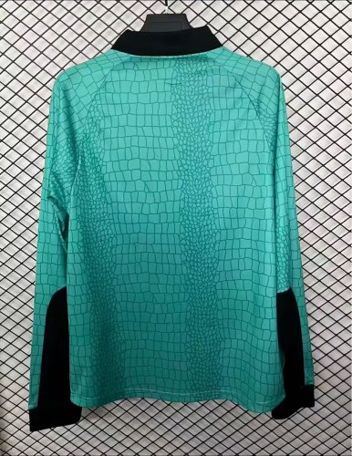 1997-1998 Newcastle Green Goalkeeper Long sleeves Retro Soccer Jersey