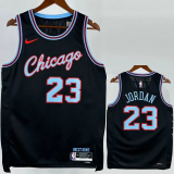 25-26 BULLS JORDAN #23 Black City Edition Top Quality Hot Pressing NBA Jersey