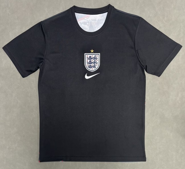 2026 England Black Commemorative Edition Fans Soccer Jersey