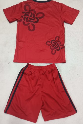 25-26 Man Utd Red Special Edition Kids Soccer Jersey