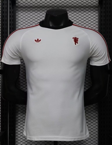 26-27 Man Utd White Player Version Training shirts