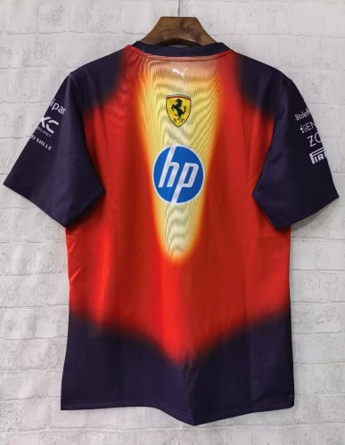 2026 F1 Ferrari New Pattern Black Short Sleeve Racing Suit