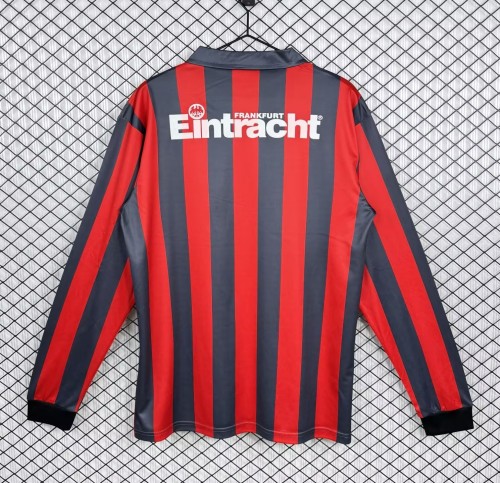 1991-1992 Frankfurt Home Long Sleeve Retro Soccer Jersey