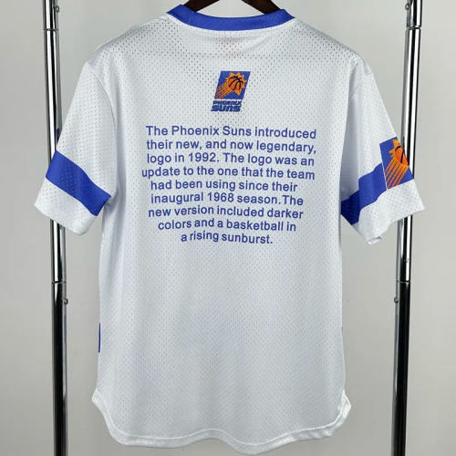 2026 SUNS White Retro High Quality Casual T-Shirt #MN