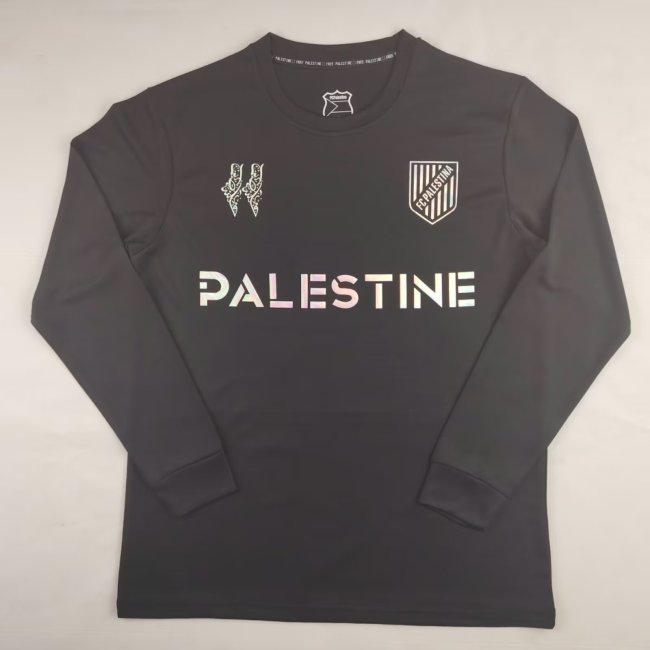 2024 Palestine Commemorative edition Long sleeves Fans Soccer Jersey