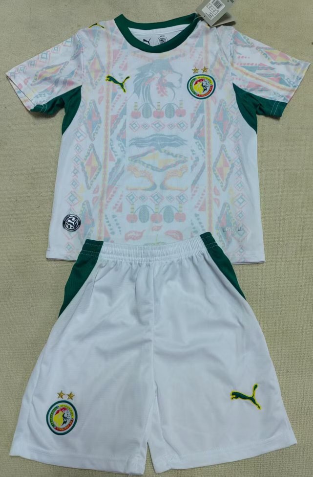 2026 Senegal Home Kids Soccer Jersey