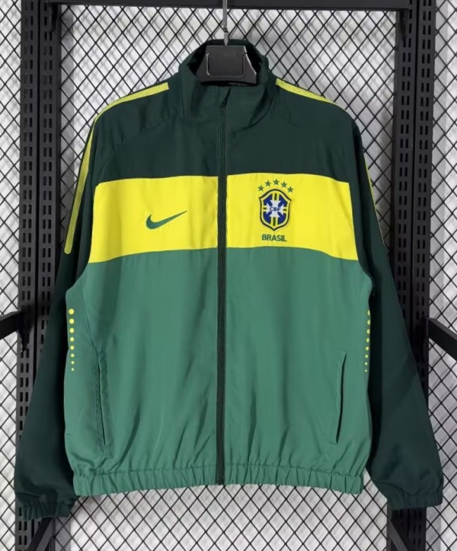 2026 Brazil Retro Windbreaker