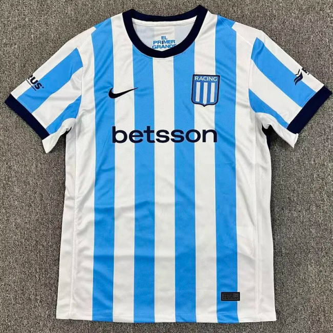 26-27 Racing Club Home Fans Soccer Jersey