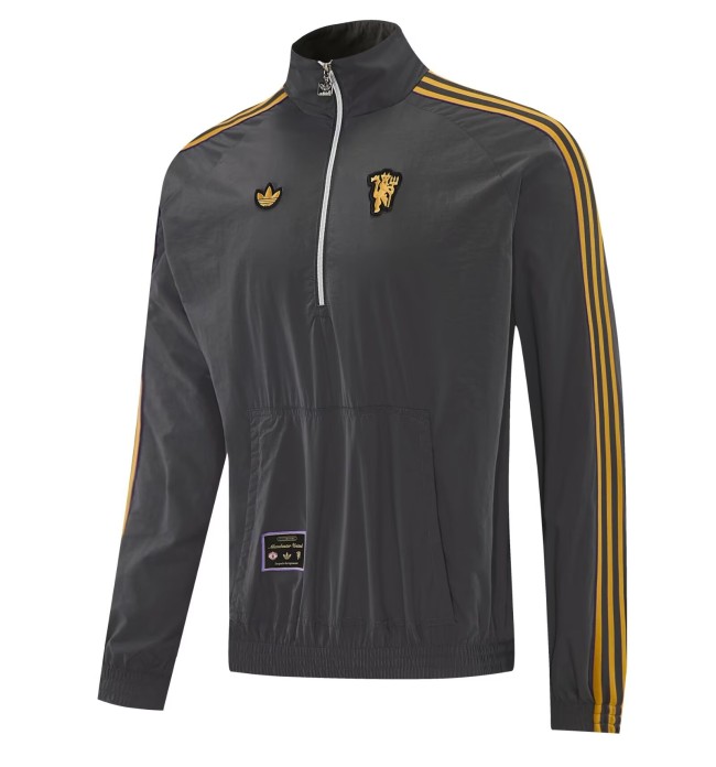 26-27 Man Utd New Pattern Half Pull Windbreaker