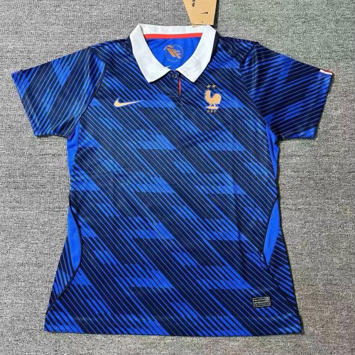 2026 World Cup France Home Women Fans Soccer Jersey (女)