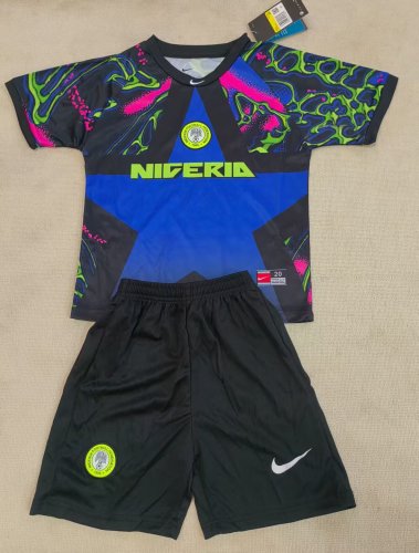 26-27 Nigeria GoalKeeper Kids Soccer Jersey