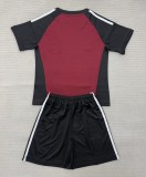 2026 Spain Red Black GoalKeeper Kids Soccer Jersey
