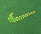 1998 Brazil Green Retro Soccer Jersey