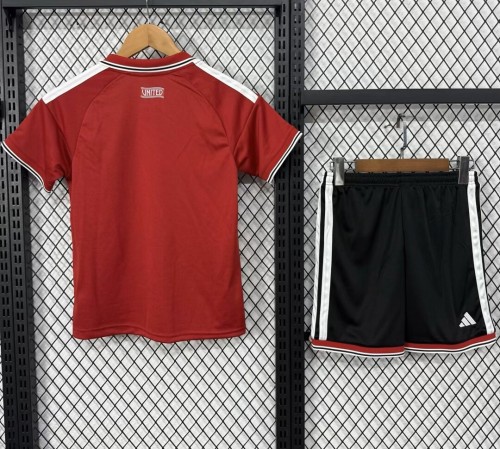 26-27 Man Utd Home Kids Soccer Jersey
