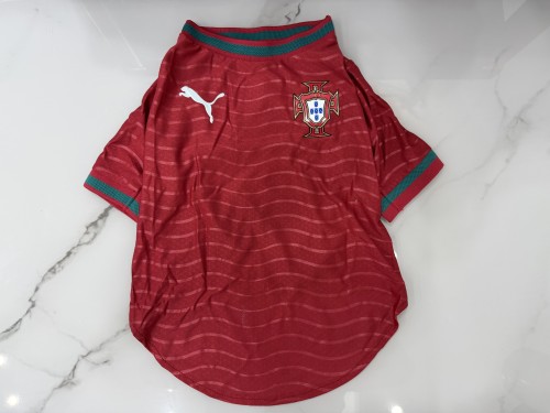 2026 Portugal Home Pet Soccer Jersey (短袖)