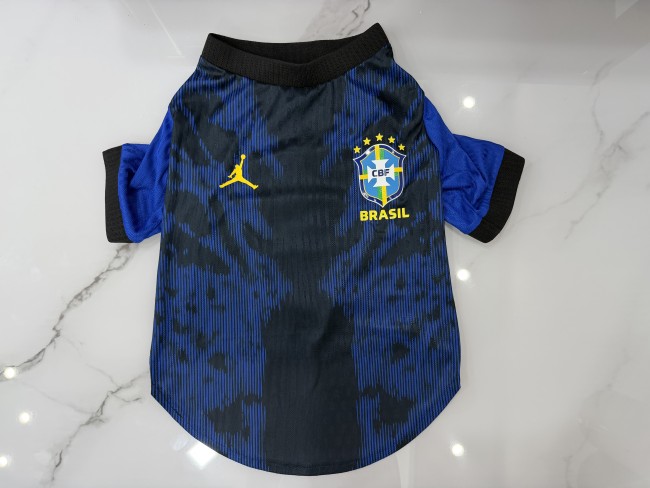 2026 Brazil Away Pet Soccer Jersey (短袖)