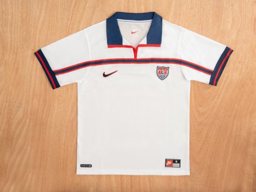 1998 USA  Home Retro Soccer Jersey