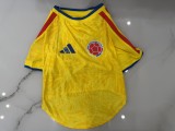 2026 Colombia Home Pet Soccer Jersey (短袖)