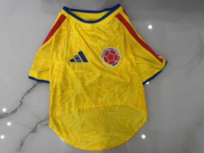 2026 Colombia Home Pet Soccer Jersey (短袖)