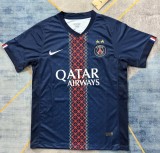 25-26 PSG Home Print 2 Star Champions of Europe 26 Fans Soccer Jersey