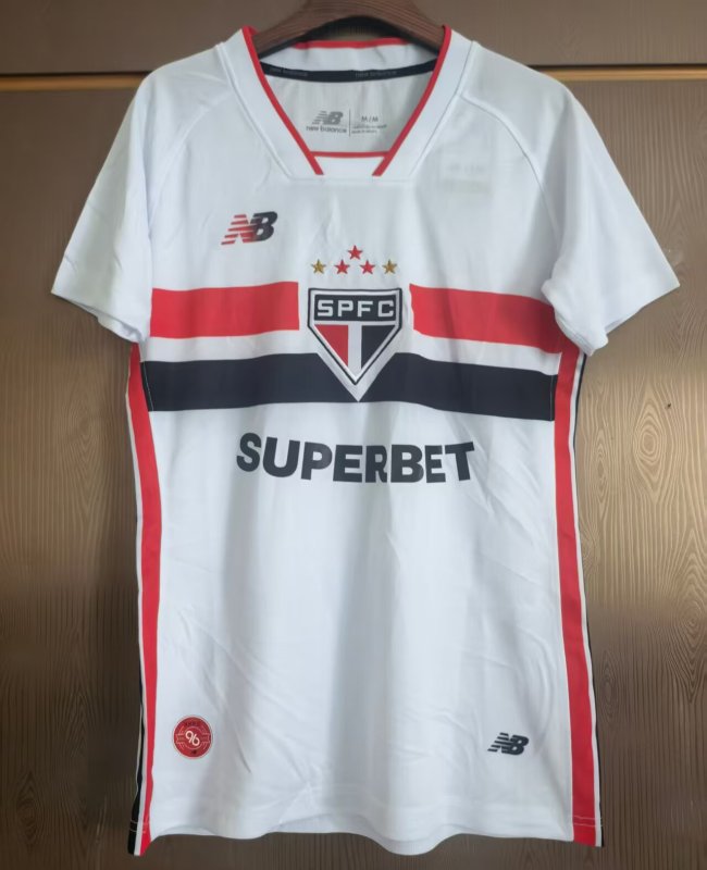 26-27 Sao Paulo Home Women Fans Soccer Jersey (女)