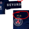 2 stars +BEYOND (左袖广告+印2颗星)