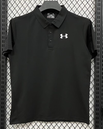 2026 UA Black High Quality Polo Short Sleeve