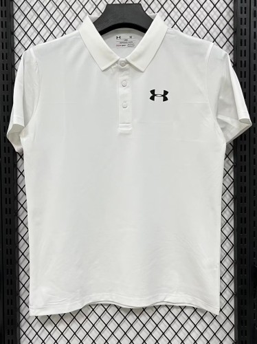 2026 UA White High Quality Polo Short Sleeve