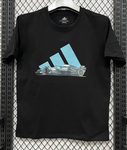 2026 AD Black High Quality Pure Cotton Casual T-Shirt