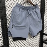 2026 ON Grey Casual Double Layer Short Pants