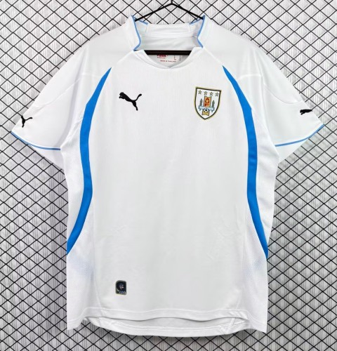 2010 Uruguay Away Retro Soccer Jersey
