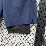 2026 ON Dark blue Casual Double Layer Short Pants