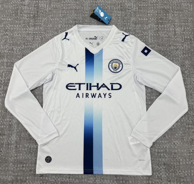 26-27 Man City Third Leaked Edition Long Sleeve Fans Soccer Jersey (长袖)