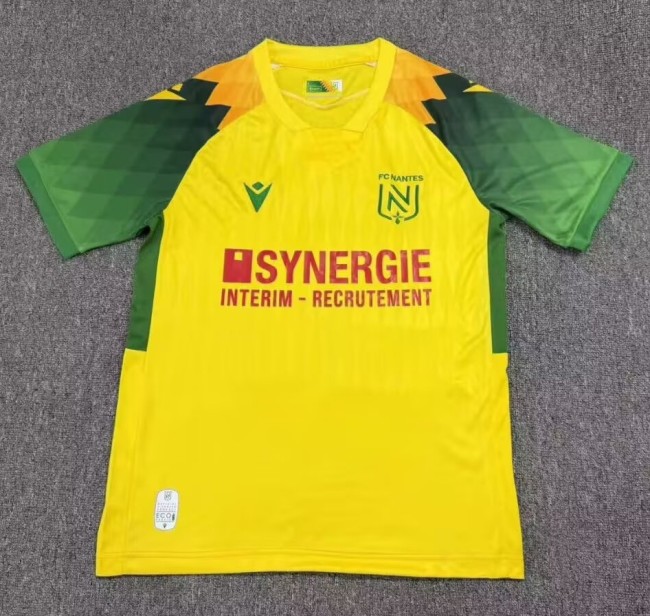26-27 Nantes Home Fans Soccer Jersey