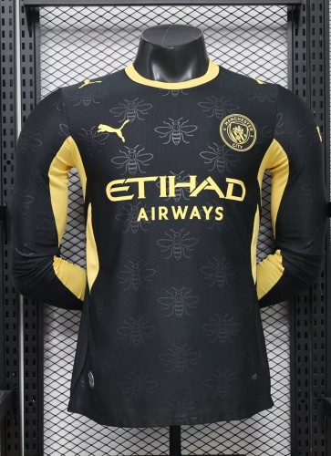 26-27 Man City Away Leaked Edition Long Sleeve Player Version Soccer Jersey*长袖球员