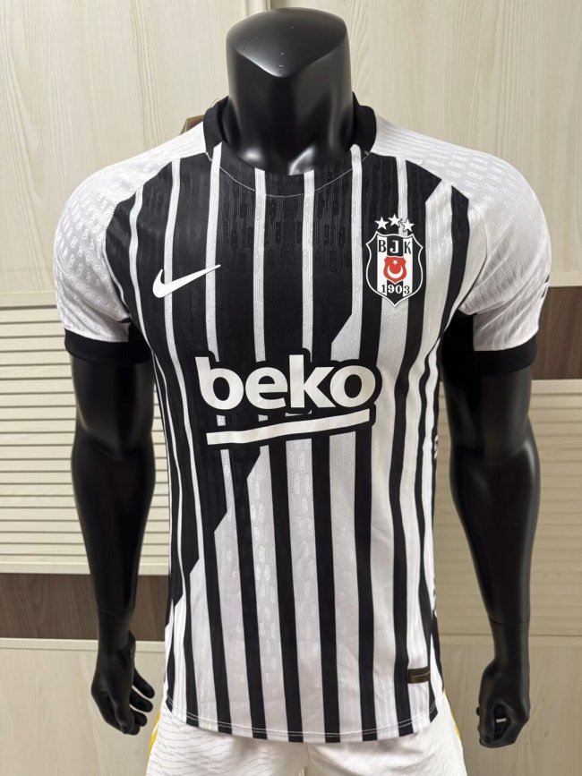 26-27 Besiktas Away Player Version Soccer Jersey