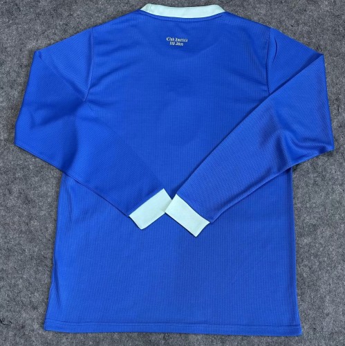 26-27 Club America Blue 110th Anniversary Edition Long Sleeve Fans Soccer Jersey (长袖)