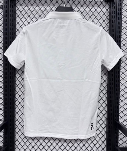 2026 ON White High Quality Polo Short Sleeve